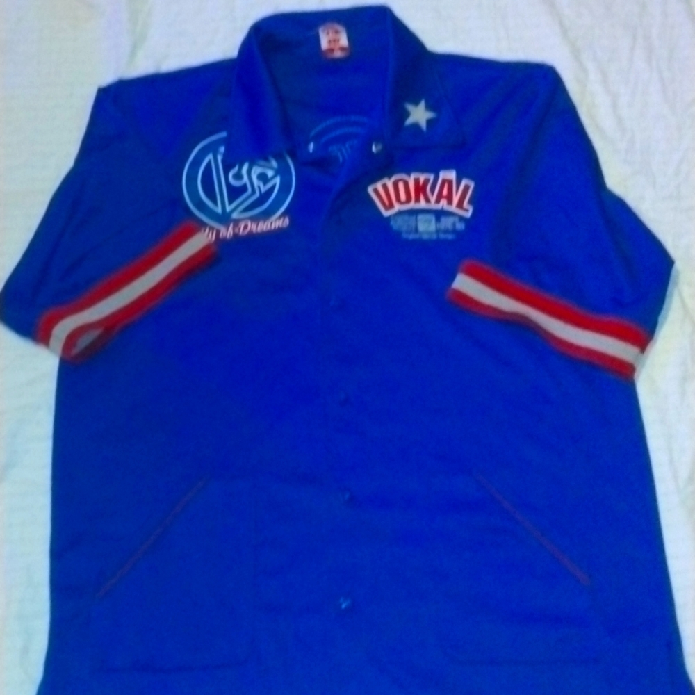 NELLY VOKAL / Rapper/ NELLY /RARE City Of Dreams Button up Cover Jersey
